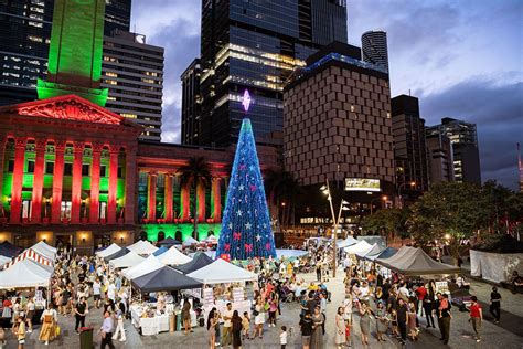 Visit The Christmas Tree Lighting In Brisbane City